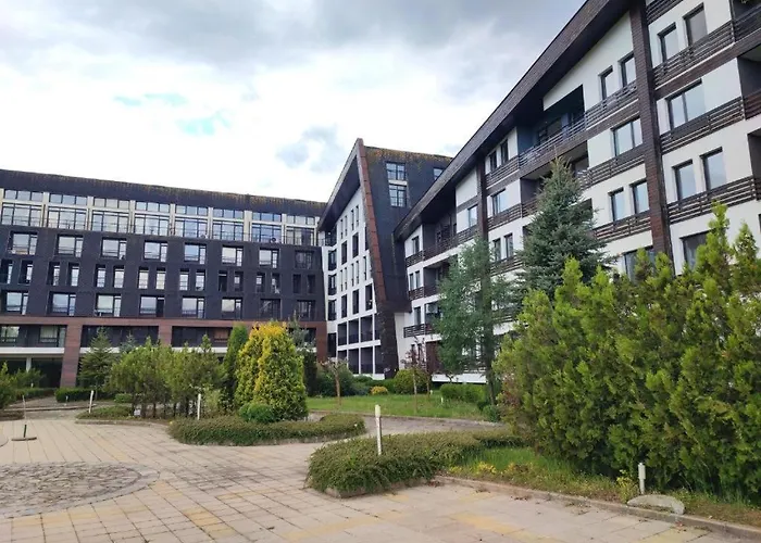 Bright Near Pirin Golf Bansko W Terrace 아파트 라즐로그
